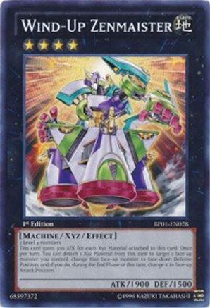 Wind-Up Zenmaister (BP01-EN028) - Battle Pack: Epic Dawn 1st Edition Battle Pack: Epic Dawn Yugioh Single  Squirtle Squad Card Shop.