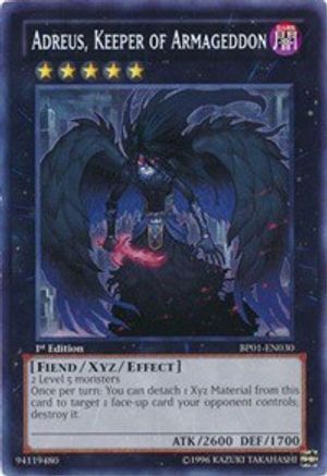 Adreus, Keeper of Armageddon (BP01-EN030) - Battle Pack: Epic Dawn 1st Edition Battle Pack: Epic Dawn Yugioh Single  Squirtle Squad Card Shop.