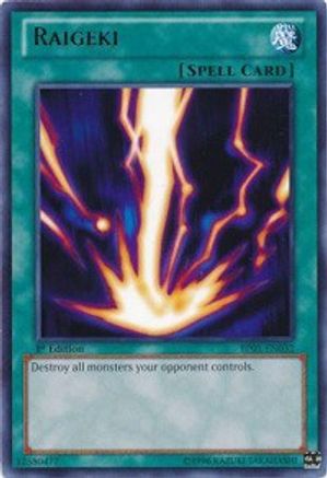 Raigeki (BP01-EN032) - Battle Pack: Epic Dawn Unlimited Battle Pack: Epic Dawn Yugioh Single  Squirtle Squad Card Shop.