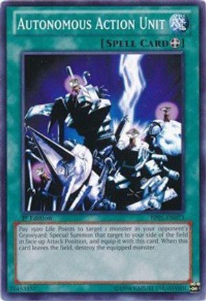 Autonomous Action Unit (BP01-EN073) - Battle Pack: Epic Dawn 1st Edition Battle Pack: Epic Dawn Yugioh Single  Squirtle Squad Card Shop.
