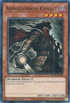 Armageddon Knight (RA03-EN002) - Quarter Century Bonanza 1st Edition Quarter Century Bonanza Yugioh Single  Squirtle Squad Card Shop.