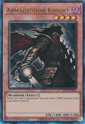Armageddon Knight (PUR) (RA03-EN002) - Quarter Century Bonanza 1st Edition Quarter Century Bonanza Yugioh Single  Squirtle Squad Card Shop.
