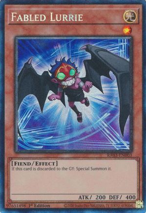 Fabled Lurrie (PCR) (RA03-EN003) - Quarter Century Bonanza 1st Edition Quarter Century Bonanza Yugioh Single  Squirtle Squad Card Shop.