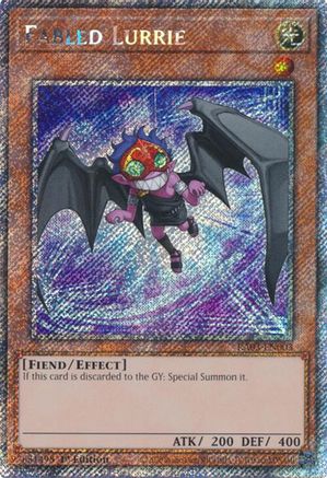 Fabled Lurrie (Platinum Secret Rare) (RA03-EN003) - Quarter Century Bonanza 1st Edition Quarter Century Bonanza Yugioh Single  Squirtle Squad Card Shop.