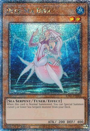 Deep Sea Diva (Quarter Century Secret Rare) (RA03-EN004) - Quarter Century Bonanza 1st Edition Quarter Century Bonanza Yugioh Single  Squirtle Squad Card Shop.