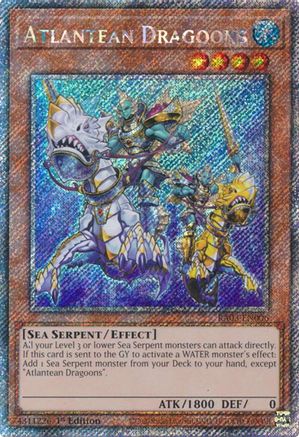 Atlantean Dragoons (Platinum Secret Rare) (RA03-EN006) - Quarter Century Bonanza 1st Edition Quarter Century Bonanza Yugioh Single  Squirtle Squad Card Shop.