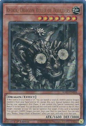 Redox, Dragon Ruler of Boulders (UR) (RA03-EN008) - Quarter Century Bonanza 1st Edition Quarter Century Bonanza Yugioh Single  Squirtle Squad Card Shop.