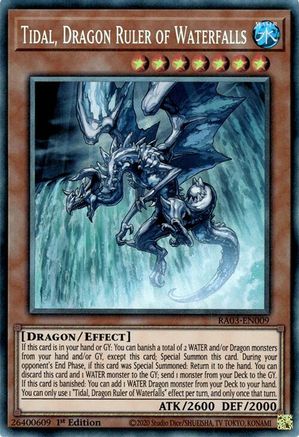 Tidal, Dragon Ruler of Waterfalls (PCR) (RA03-EN009) - Quarter Century Bonanza 1st Edition Quarter Century Bonanza Yugioh Single  Squirtle Squad Card Shop.