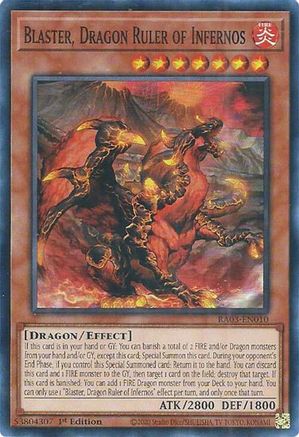 Blaster, Dragon Ruler of Infernos (RA03-EN010) - Quarter Century Bonanza 1st Edition Quarter Century Bonanza Yugioh Single  Squirtle Squad Card Shop.