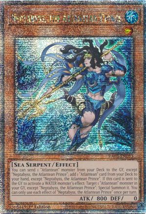 Neptabyss, the Atlantean Prince (Quarter Century Secret Rare) (RA03-EN013) - Quarter Century Bonanza 1st Edition Quarter Century Bonanza Yugioh Single  Squirtle Squad Card Shop.