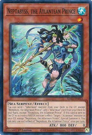 Neptabyss, the Atlantean Prince (RA03-EN013) - Quarter Century Bonanza 1st Edition Quarter Century Bonanza Yugioh Single  Squirtle Squad Card Shop.