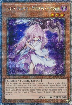 Ghost Reaper & Winter Cherries (Quarter Century Secret Rare) (RA03-EN014) - Quarter Century Bonanza 1st Edition Quarter Century Bonanza Yugioh Single  Squirtle Squad Card Shop.