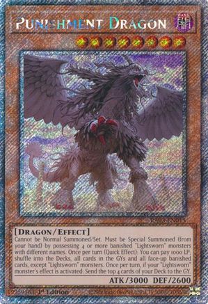 Punishment Dragon (Platinum Secret Rare) (RA03-EN015) - Quarter Century Bonanza 1st Edition Quarter Century Bonanza Yugioh Single  Squirtle Squad Card Shop.