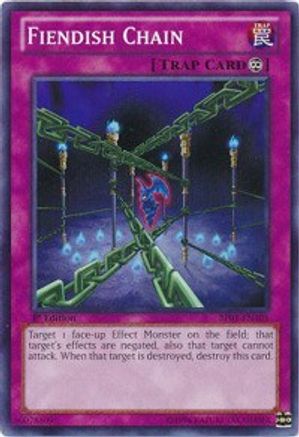Fiendish Chain (BP01-EN105) - Battle Pack: Epic Dawn 1st Edition Battle Pack: Epic Dawn Yugioh Single  Squirtle Squad Card Shop.