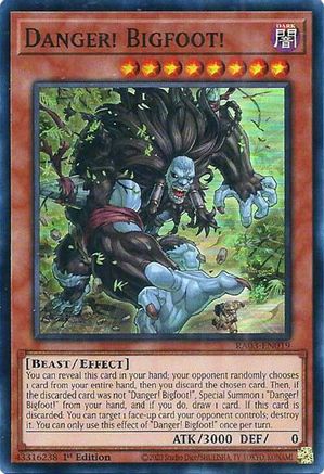 Danger! Bigfoot! (RA03-EN019) - Quarter Century Bonanza 1st Edition Quarter Century Bonanza Yugioh Single  Squirtle Squad Card Shop.
