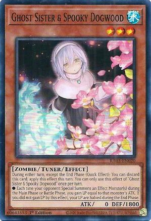 Ghost Sister & Spooky Dogwood (Alternate Art) (RA03-EN020) - Quarter Century Bonanza 1st Edition Quarter Century Bonanza Yugioh Single  Squirtle Squad Card Shop.