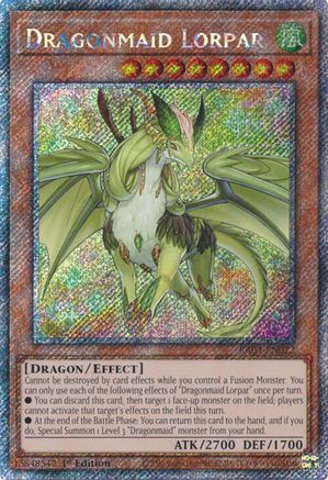 Dragonmaid Lorpar (Platinum Secret Rare) (RA03-EN022) - Quarter Century Bonanza 1st Edition Quarter Century Bonanza Yugioh Single  Squirtle Squad Card Shop.