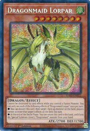Dragonmaid Lorpar (Secret Rare) (RA03-EN022) - Quarter Century Bonanza 1st Edition Quarter Century Bonanza Yugioh Single  Squirtle Squad Card Shop.