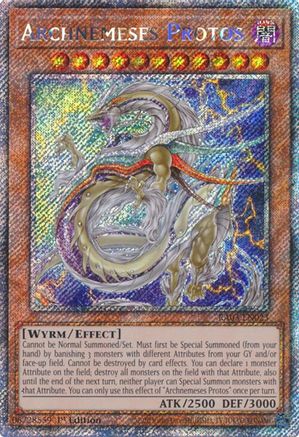 Archnemeses Protos (Platinum Secret Rare) (RA03-EN023) - Quarter Century Bonanza 1st Edition Quarter Century Bonanza Yugioh Single  Squirtle Squad Card Shop.