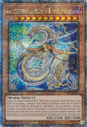 Archnemeses Protos (Quarter Century Secret Rare) (RA03-EN023) - Quarter Century Bonanza 1st Edition Quarter Century Bonanza Yugioh Single  Squirtle Squad Card Shop.