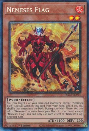 Nemeses Flag (PCR) (RA03-EN024) - Quarter Century Bonanza 1st Edition Quarter Century Bonanza Yugioh Single  Squirtle Squad Card Shop.