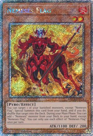 Nemeses Flag (Platinum Secret Rare) (RA03-EN024) - Quarter Century Bonanza 1st Edition Quarter Century Bonanza Yugioh Single  Squirtle Squad Card Shop.