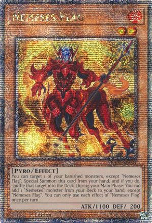 Nemeses Flag (Quarter Century Secret Rare) (RA03-EN024) - Quarter Century Bonanza 1st Edition Quarter Century Bonanza Yugioh Single  Squirtle Squad Card Shop.