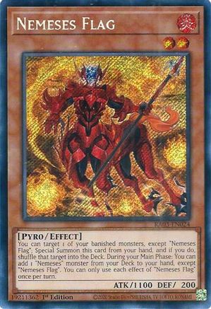 Nemeses Flag (Secret Rare) (RA03-EN024) - Quarter Century Bonanza 1st Edition Quarter Century Bonanza Yugioh Single  Squirtle Squad Card Shop.