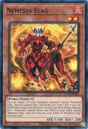 Nemeses Flag (RA03-EN024) - Quarter Century Bonanza 1st Edition Quarter Century Bonanza Yugioh Single  Squirtle Squad Card Shop.