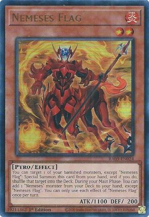 Nemeses Flag (UR) (RA03-EN024) - Quarter Century Bonanza 1st Edition Quarter Century Bonanza Yugioh Single  Squirtle Squad Card Shop.