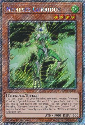 Nemeses Corridor (Platinum Secret Rare) (RA03-EN025) - Quarter Century Bonanza 1st Edition Quarter Century Bonanza Yugioh Single  Squirtle Squad Card Shop.