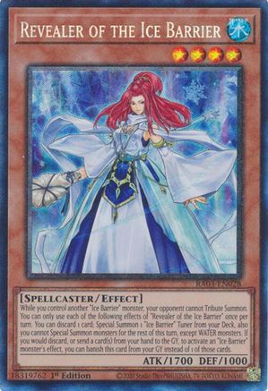 Revealer of the Ice Barrier (PCR) (RA03-EN028) - Quarter Century Bonanza 1st Edition Quarter Century Bonanza Yugioh Single  Squirtle Squad Card Shop.