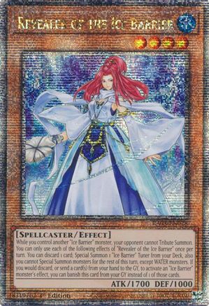 Revealer of the Ice Barrier (Quarter Century Secret Rare) (RA03-EN028) - Quarter Century Bonanza 1st Edition Quarter Century Bonanza Yugioh Single  Squirtle Squad Card Shop.