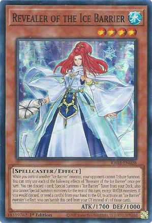 Revealer of the Ice Barrier (RA03-EN028) - Quarter Century Bonanza 1st Edition Quarter Century Bonanza Yugioh Single  Squirtle Squad Card Shop.