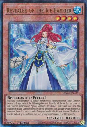 Revealer of the Ice Barrier (PUR) (RA03-EN028) - Quarter Century Bonanza 1st Edition Quarter Century Bonanza Yugioh Single  Squirtle Squad Card Shop.