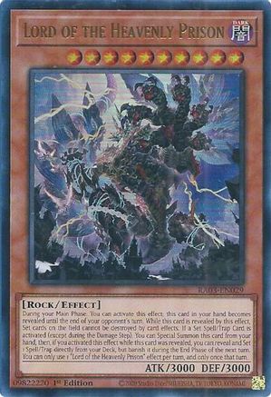 Lord of the Heavenly Prison (UR) (RA03-EN029) - Quarter Century Bonanza 1st Edition Quarter Century Bonanza Yugioh Single  Squirtle Squad Card Shop.