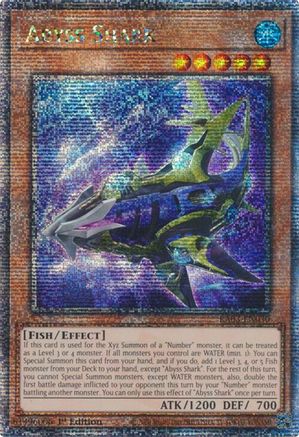 Abyss Shark (Quarter Century Secret Rare) (RA03-EN030) - Quarter Century Bonanza 1st Edition Quarter Century Bonanza Yugioh Single  Squirtle Squad Card Shop.