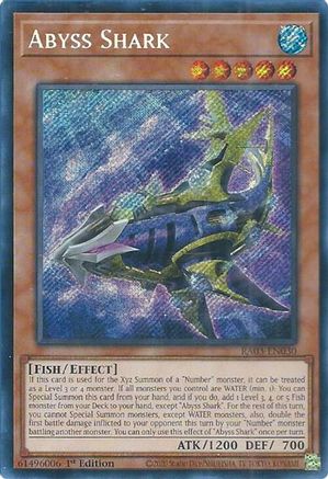 Abyss Shark (Secret Rare) (RA03-EN030) - Quarter Century Bonanza 1st Edition Quarter Century Bonanza Yugioh Single  Squirtle Squad Card Shop.