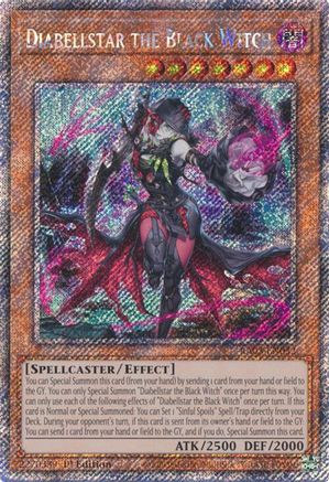 Diabellstar the Black Witch (Platinum Secret Rare) (RA03-EN032) - Quarter Century Bonanza 1st Edition Quarter Century Bonanza Yugioh Single  Squirtle Squad Card Shop.