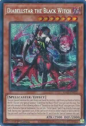 Diabellstar the Black Witch (Secret Rare) (RA03-EN032) - Quarter Century Bonanza 1st Edition Quarter Century Bonanza Yugioh Single  Squirtle Squad Card Shop.