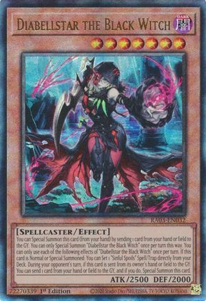 Diabellstar the Black Witch (PUR) (RA03-EN032) - Quarter Century Bonanza 1st Edition Quarter Century Bonanza Yugioh Single  Squirtle Squad Card Shop.