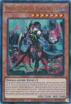 Diabellstar the Black Witch (UR) (RA03-EN032) - Quarter Century Bonanza 1st Edition Quarter Century Bonanza Yugioh Single  Squirtle Squad Card Shop.