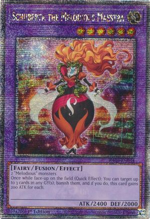 Schuberta the Melodious Maestra (Quarter Century Secret Rare) (RA03-EN034) - Quarter Century Bonanza 1st Edition Quarter Century Bonanza Yugioh Single  Squirtle Squad Card Shop.