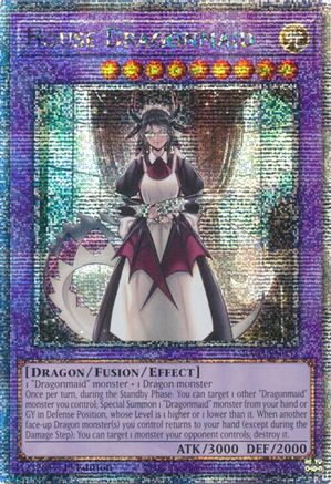 House Dragonmaid (Quarter Century Secret Rare) (RA03-EN037) - Quarter Century Bonanza 1st Edition Quarter Century Bonanza Yugioh Single  Squirtle Squad Card Shop.