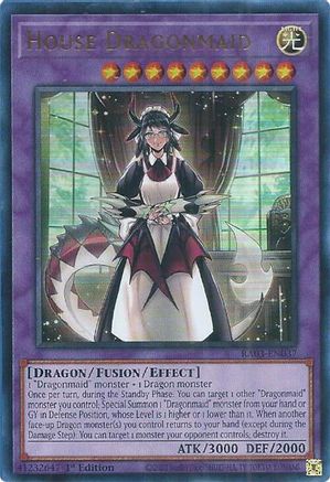 House Dragonmaid (UR) (RA03-EN037) - Quarter Century Bonanza 1st Edition Quarter Century Bonanza Yugioh Single  Squirtle Squad Card Shop.