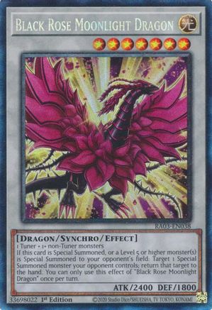 Black Rose Moonlight Dragon (PCR) (RA03-EN038) - Quarter Century Bonanza 1st Edition Quarter Century Bonanza Yugioh Single  Squirtle Squad Card Shop.