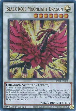 Black Rose Moonlight Dragon (UR) (RA03-EN038) - Quarter Century Bonanza 1st Edition Quarter Century Bonanza Yugioh Single  Squirtle Squad Card Shop.