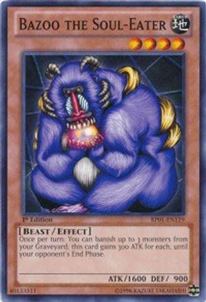 Bazoo the Soul-Eater (BP01-EN119) - Battle Pack: Epic Dawn 1st Edition Battle Pack: Epic Dawn Yugioh Single  Squirtle Squad Card Shop.