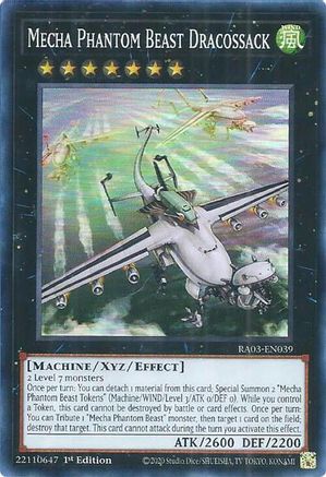 Mecha Phantom Beast Dracossack (RA03-EN039) - Quarter Century Bonanza 1st Edition Quarter Century Bonanza Yugioh Single  Squirtle Squad Card Shop.