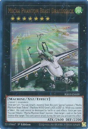 Mecha Phantom Beast Dracossack (UR) (RA03-EN039) - Quarter Century Bonanza 1st Edition Quarter Century Bonanza Yugioh Single  Squirtle Squad Card Shop.